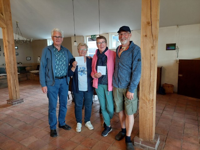 Organisatoren Joke, Frans, Gerda en Willem